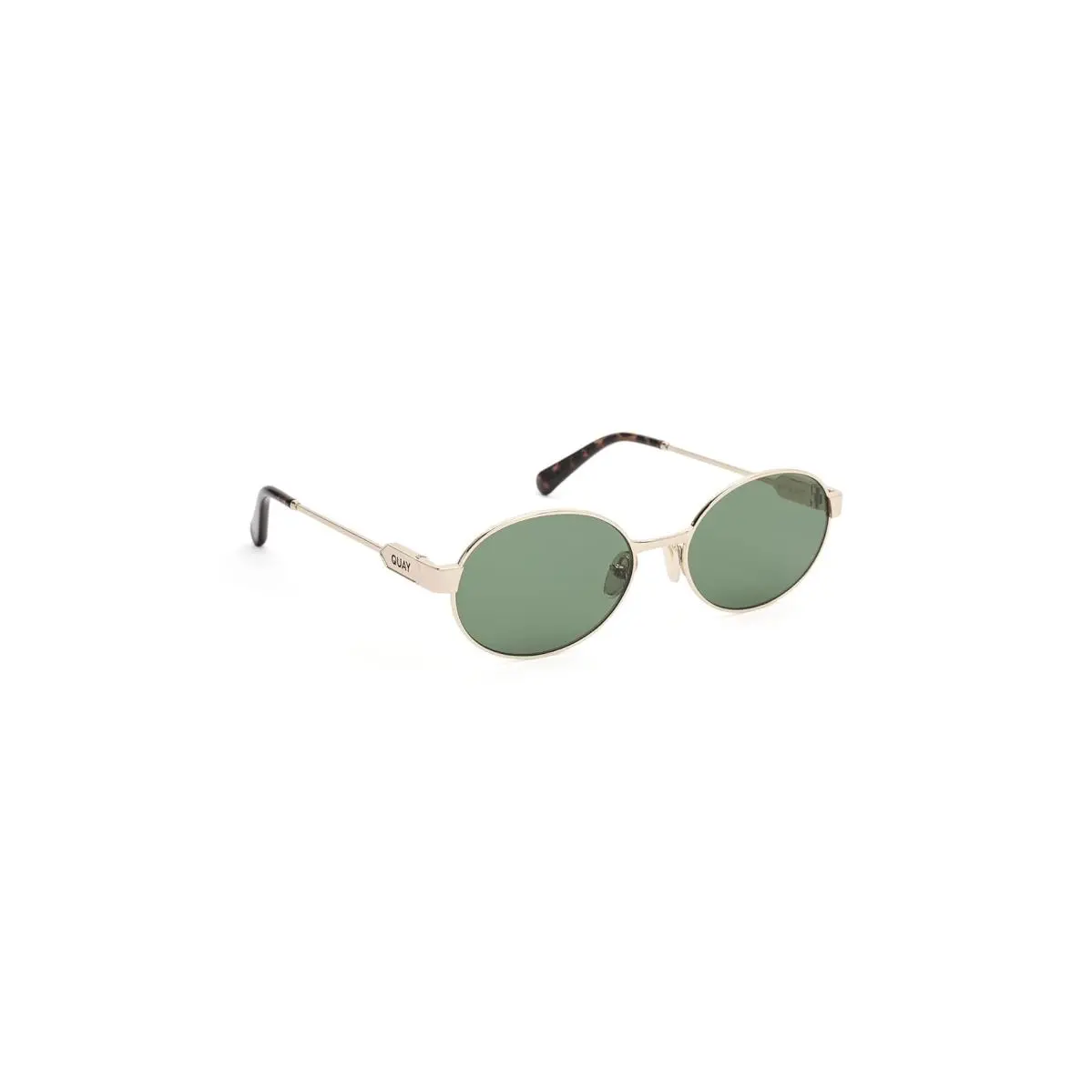 Unisex Sunglasses Quay Australia Anyways Gold/Green by QUAY