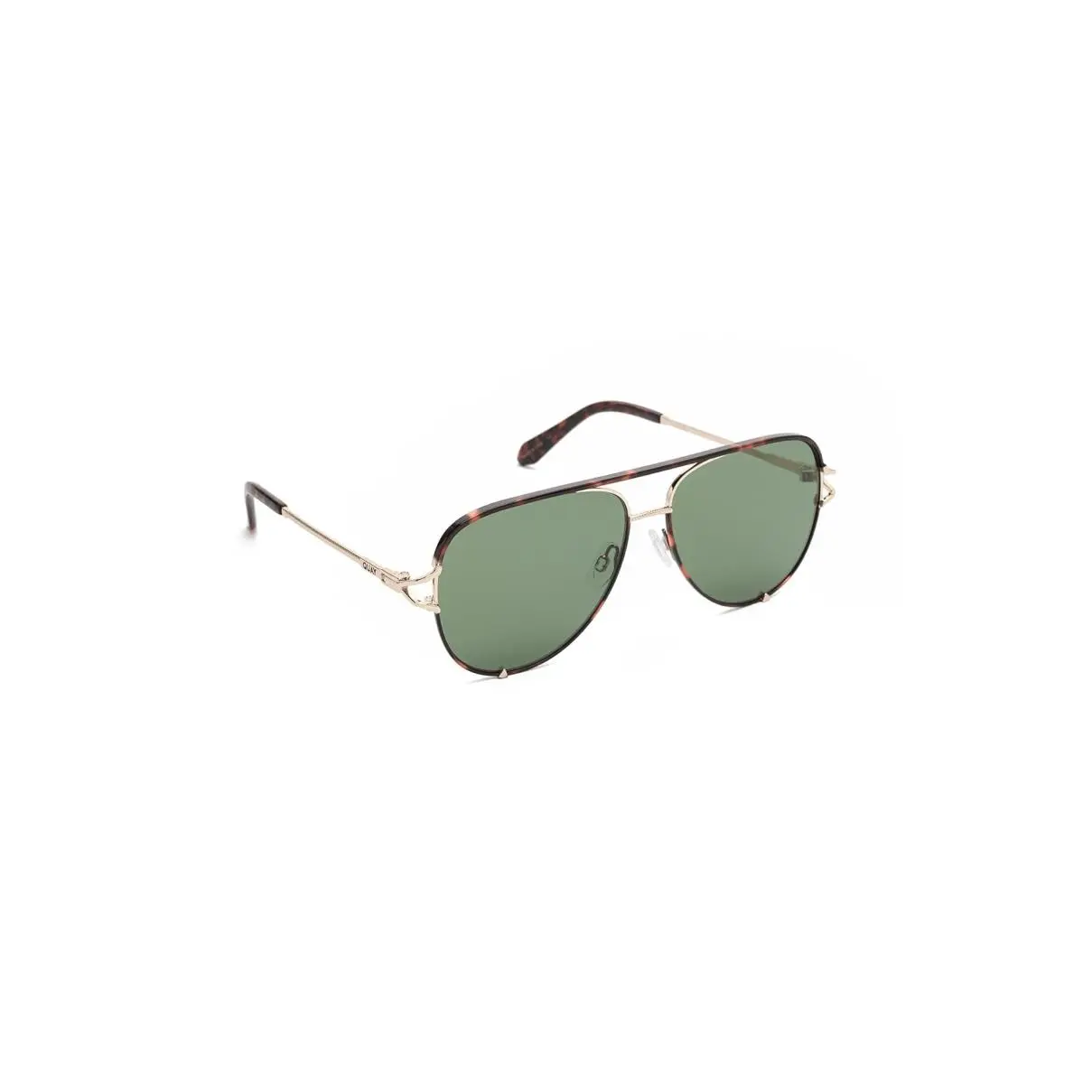 Unisex Sunglasses Quay Australia High Key Twist Dark Tort/Green by QUAY