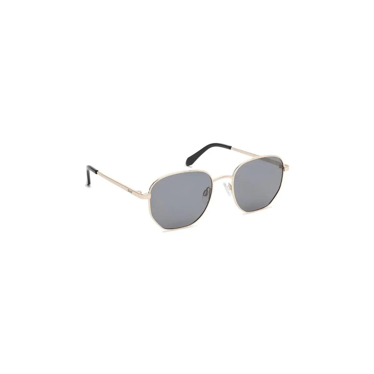 Unisex Sunglasses Quay Australia Big Time Gold/Black by QUAY