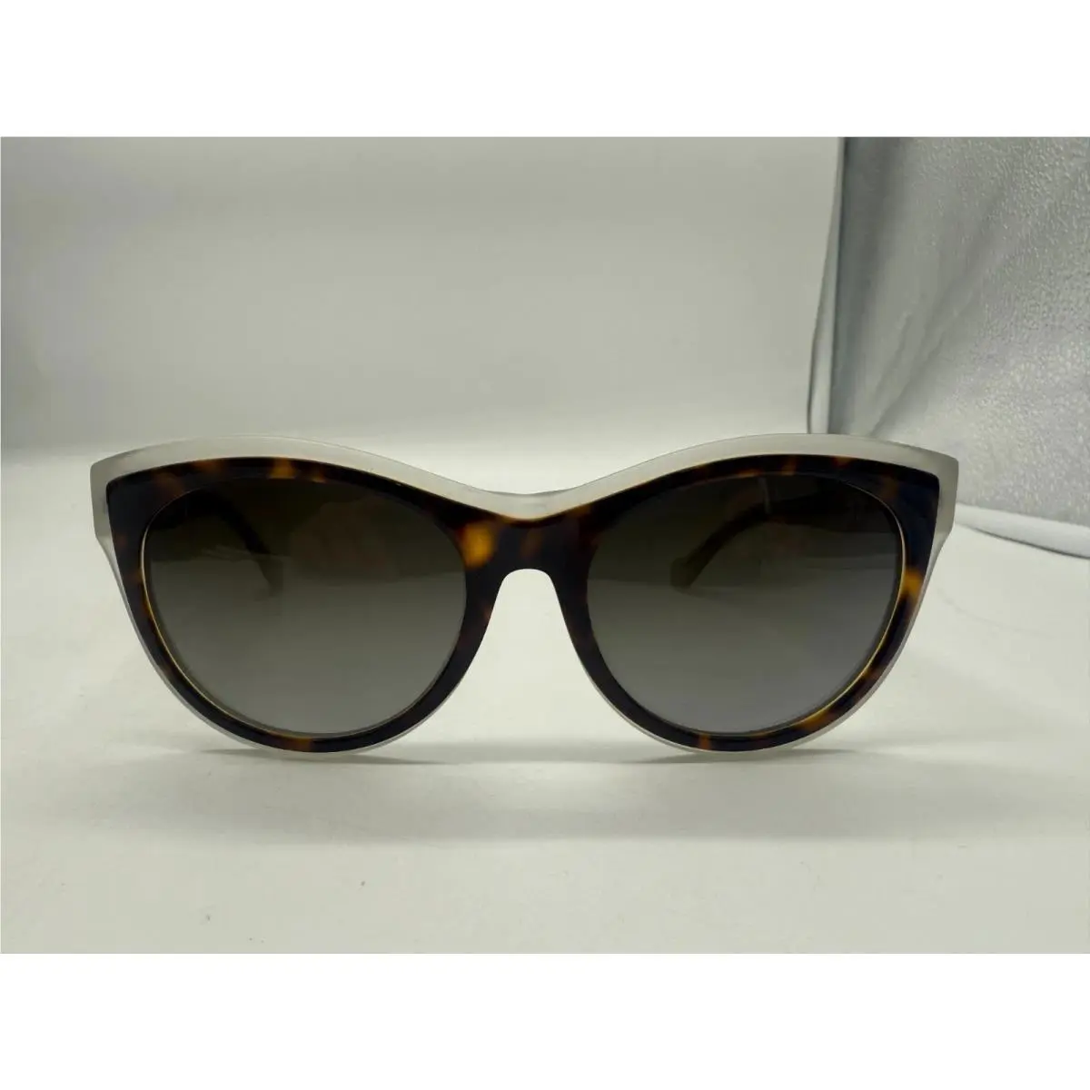 Balenciaga White/brown BA 65 56B Cateye Sunglasses 56 - 18 - 140
