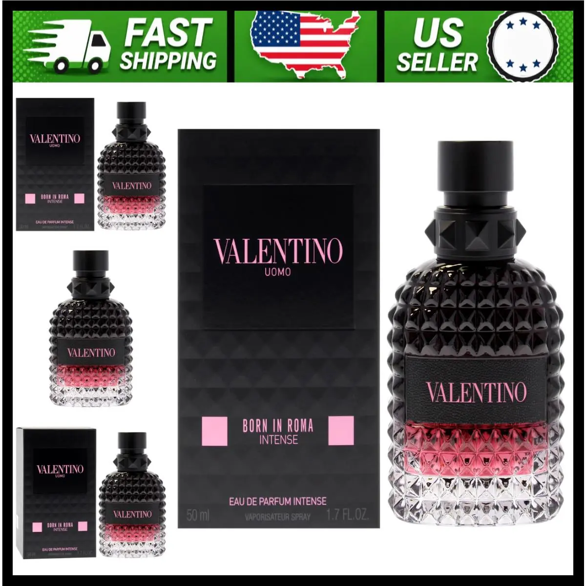 Valentino Uomo Born In Roma Intense Men`s Eau de Parfum Spray 1.7 oz