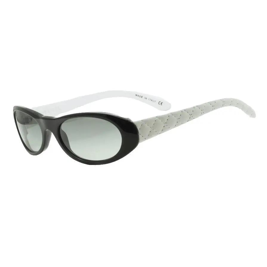 Chanel Women`s Sunglasses 5129Q 1029/11 Black White Quilted