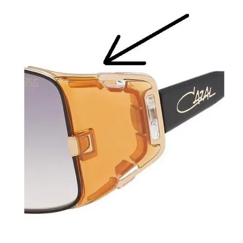 Cazal 951 955 Sunglasses Side Shield Legends Orange 2pcs