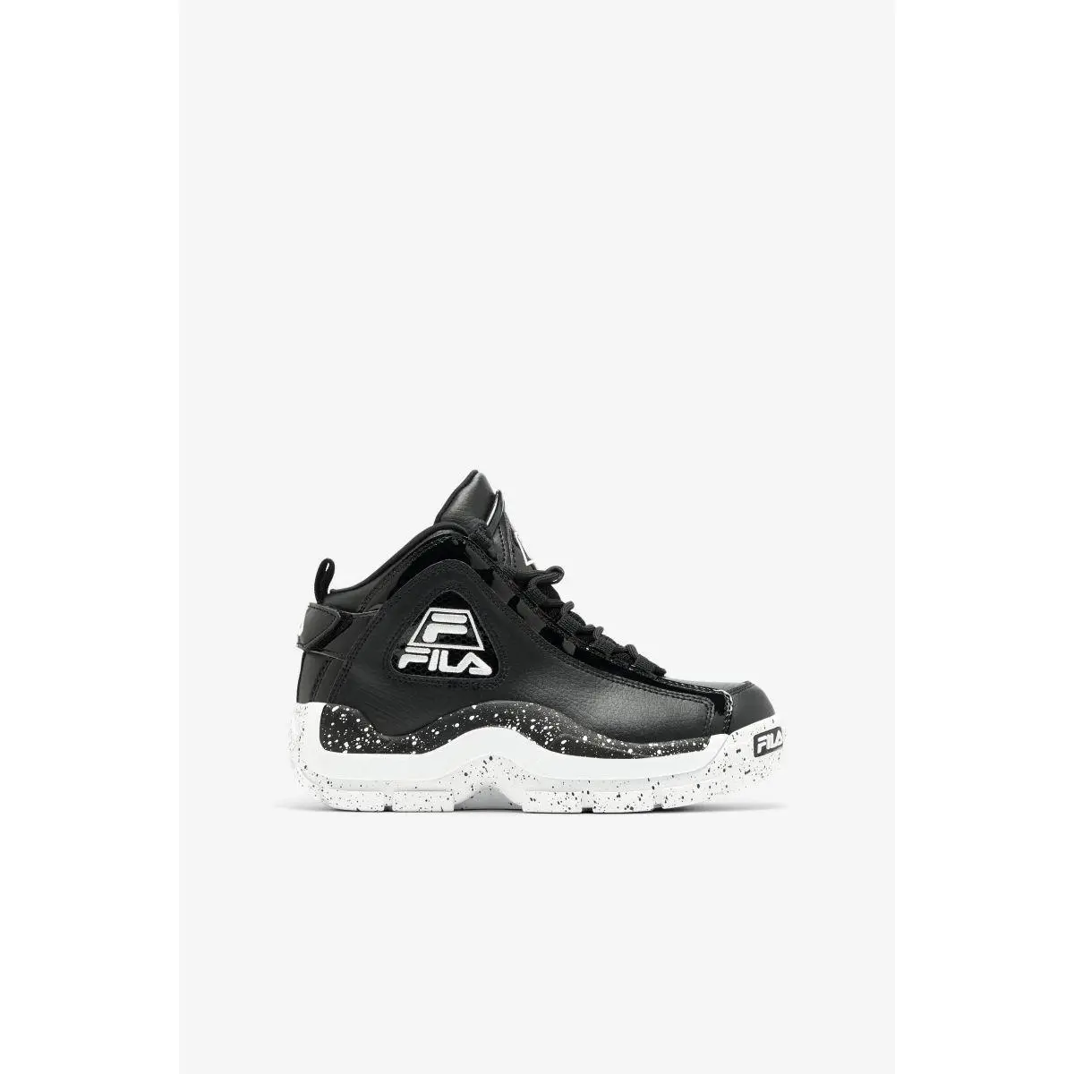 Fila Unisex Kids` Grant Hill 2 Basketball Shoes Black/white/black - 3BM01289-021