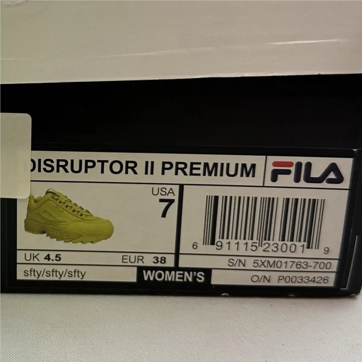 Fila shoes - Fila Disruptor 2 - Disruptor - 5XM01763700 - Safety Yellow 8