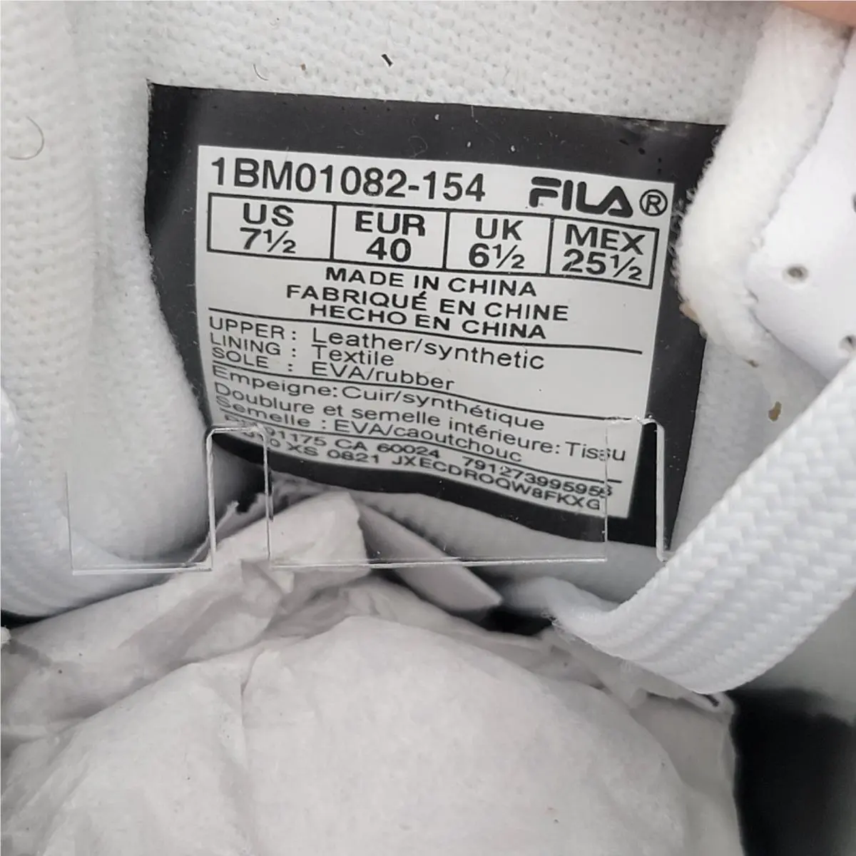 Fila shoes - Fila Teratach 600 - Teratach - 1BM01081-154 - White (UPC: 791273995956) 6