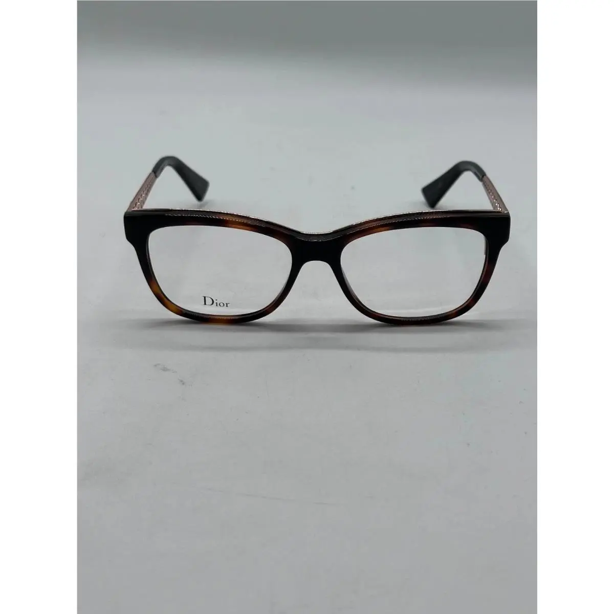 Christian Dior DIORAMAO1 Havana Gold Frames Eyeglasses 53-16