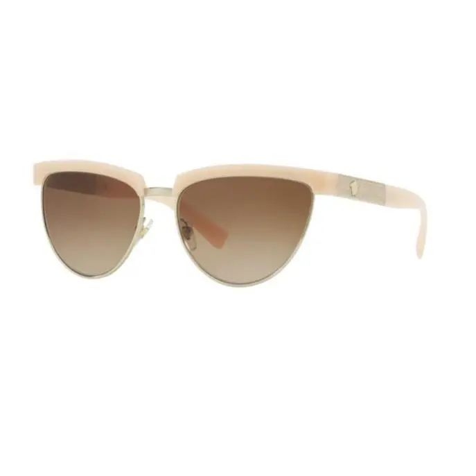 VE2169 1388 Pinky-peach Pale Gold Sunglasses by Versace