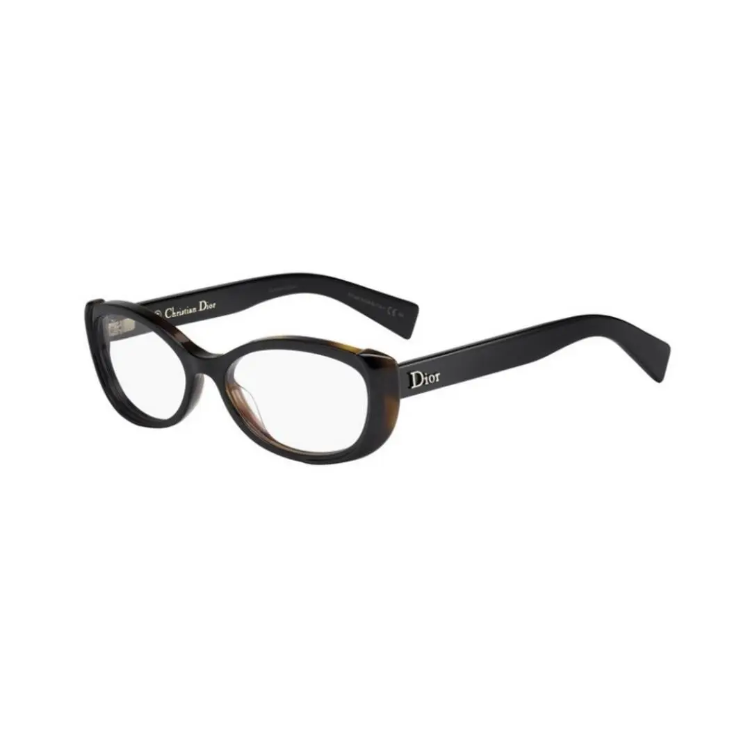 Christian Dior Unisex Eyeglasses CD3245 T6R Black Havana Brown