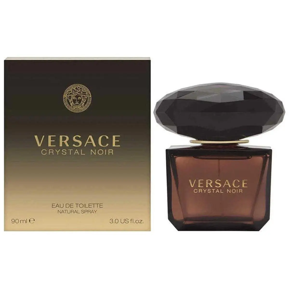 Versace Crystal Noir Eau DE Toilette Natural Spray / 3.0 oz