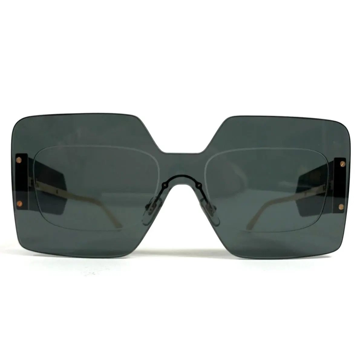 Sunglasses MOD.2277 1002/87 Dark Grey Oversized Square w/ Dark Grey Lens by Versace