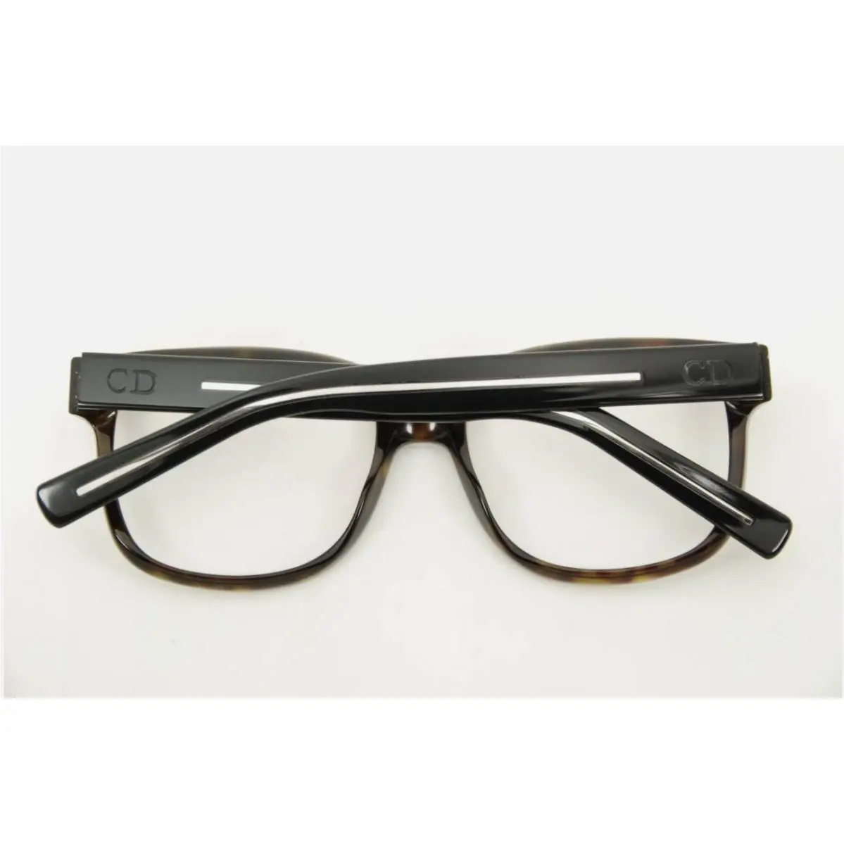 Dior Black Tie 149 Unisex Eyeglasses Dark Havana Brown Black