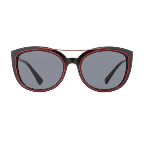 VE4336 5093 Black Cat Eye with Red/orange Lining by Versace