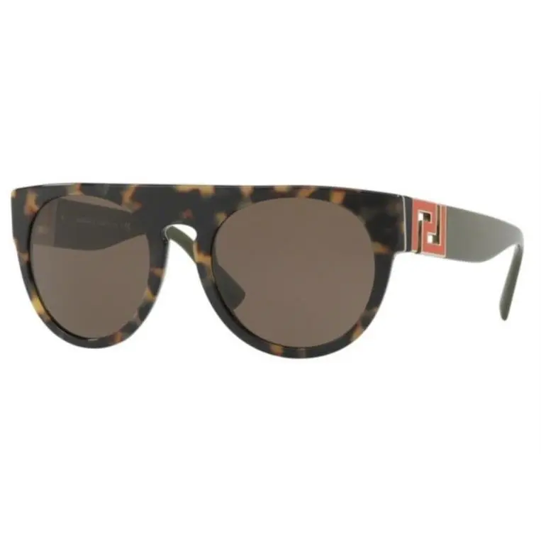 Versace Women`s Sunglasses VE4333-5231 Cheetah with Red Green