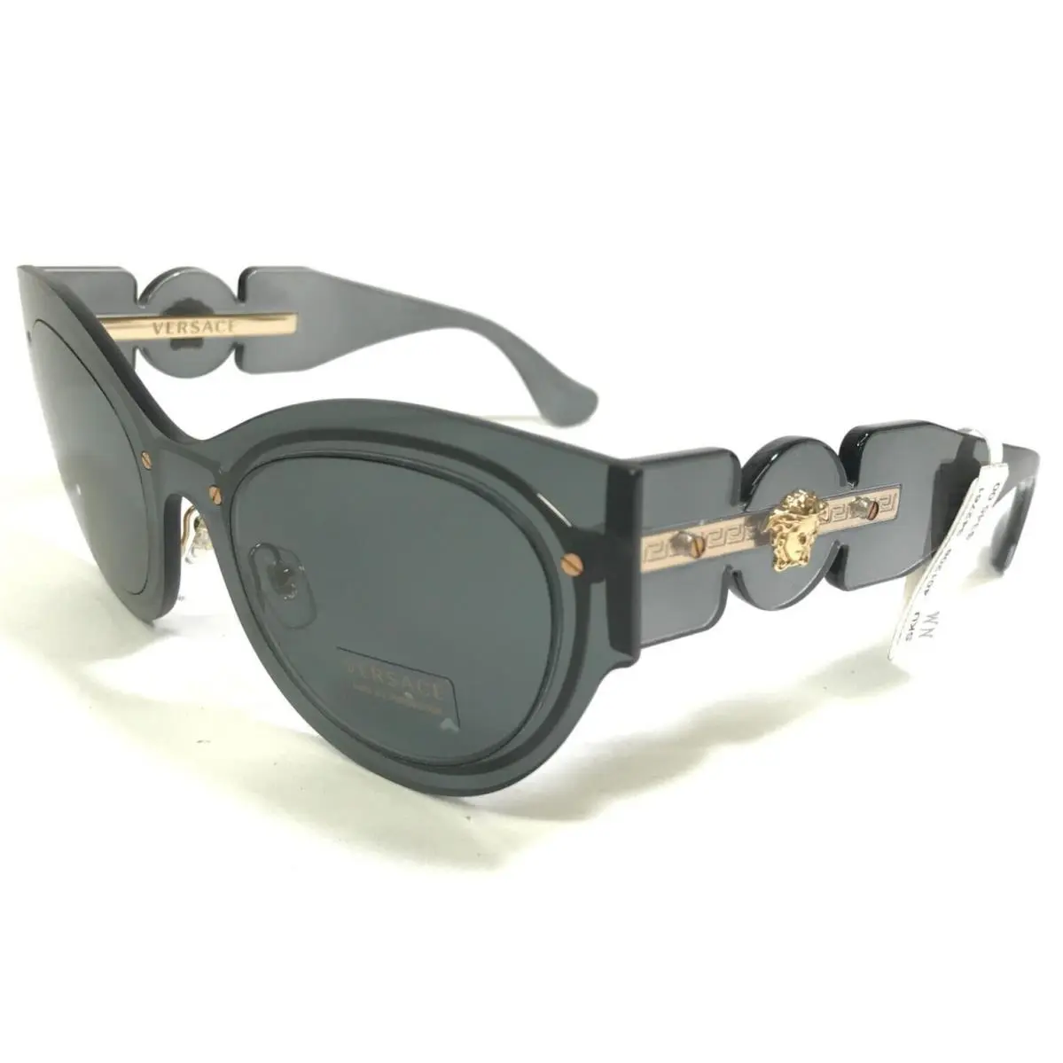 Sunglasses MOD.2234 1002/87 Gold Clear Gray Frames with Gray Lenses by Versace