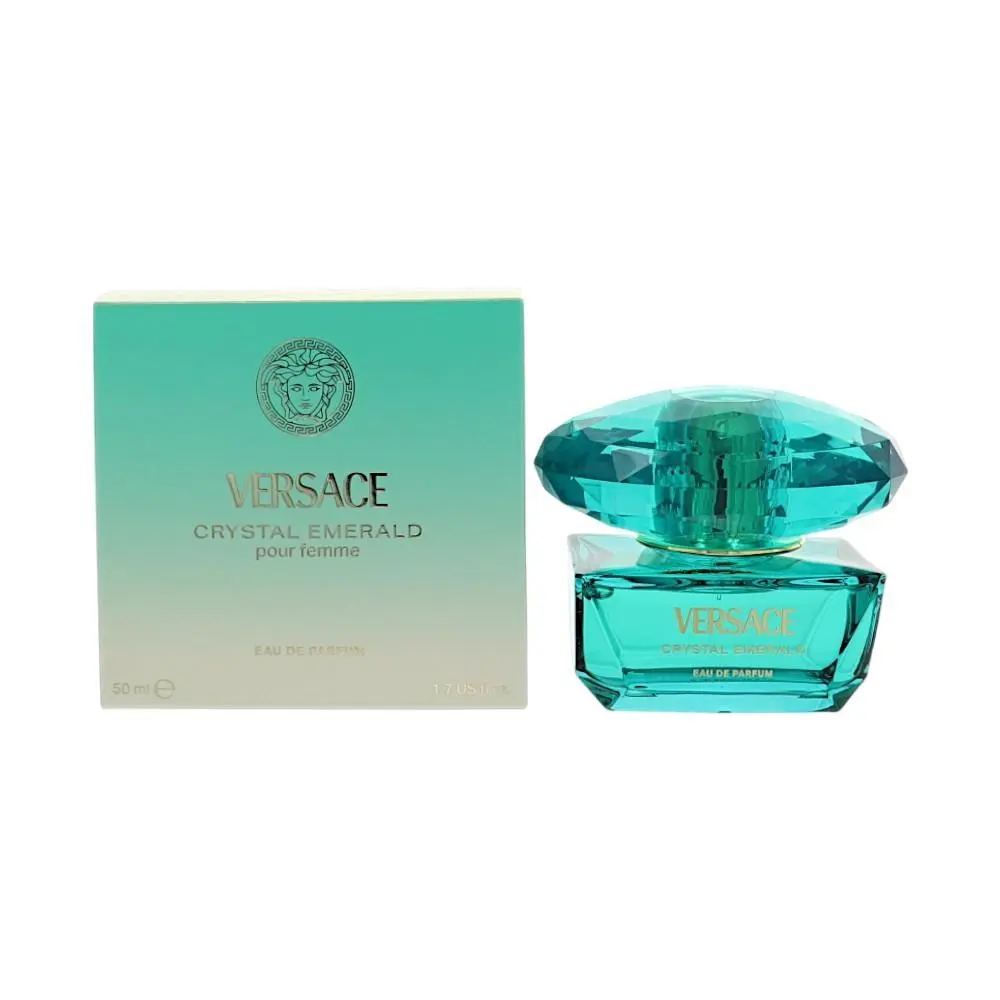 Crsytal Emerald by Versace Box For Women 1.7 Oz Eau De Parfum Spray