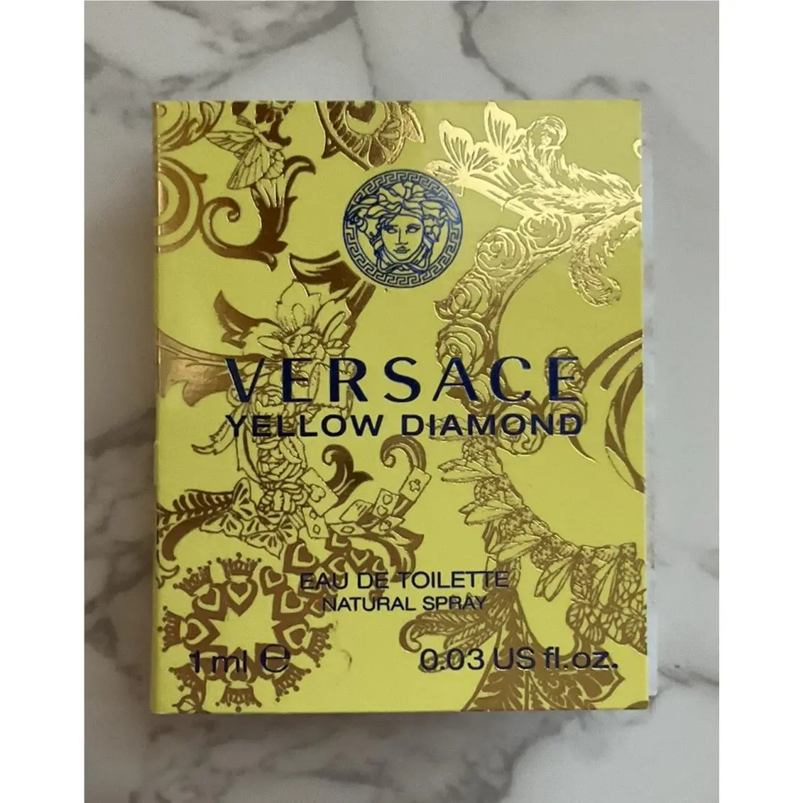 Versace Yellow Diamond Eau De Toilette Spray Vial .03 oz