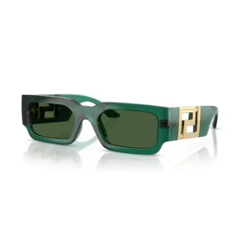 Versace 0VE4506U 514471 Transparent Green/dark Green 54mm Men`s Sunglasses