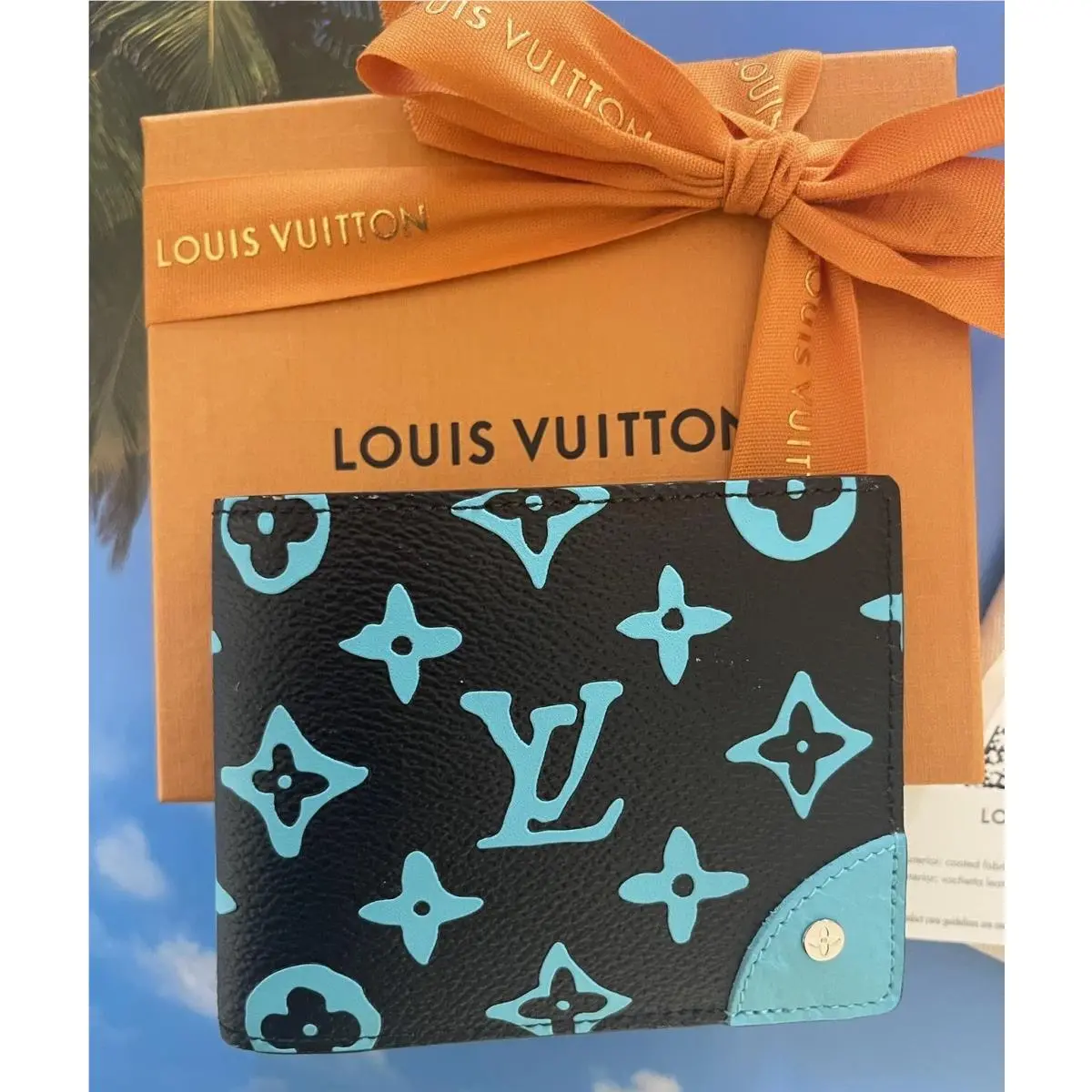 Louis Vuitton Wallet SS23 Virgil Abloh Black Graffiti Slender