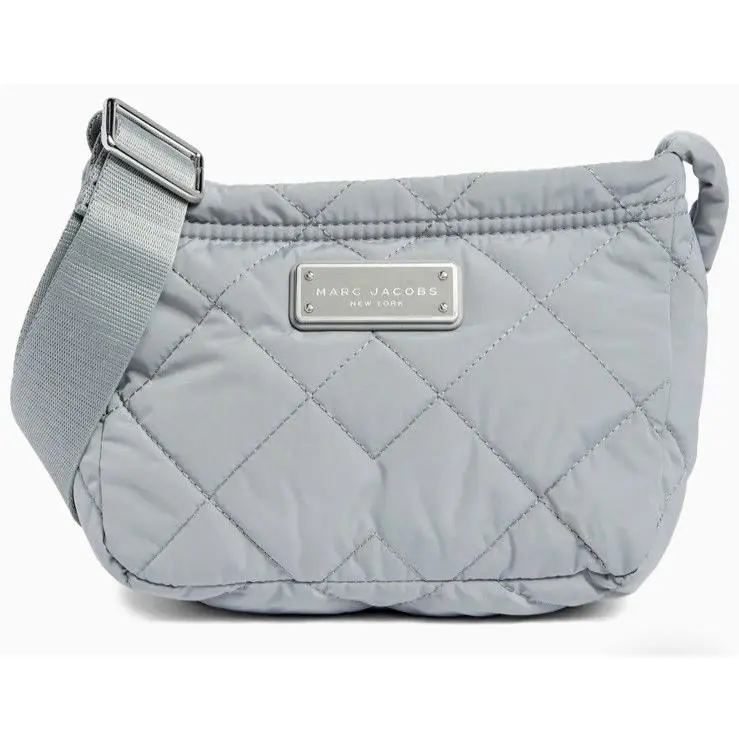 Marc Jacobs Quilted Nylon Crossbody Rock Grey