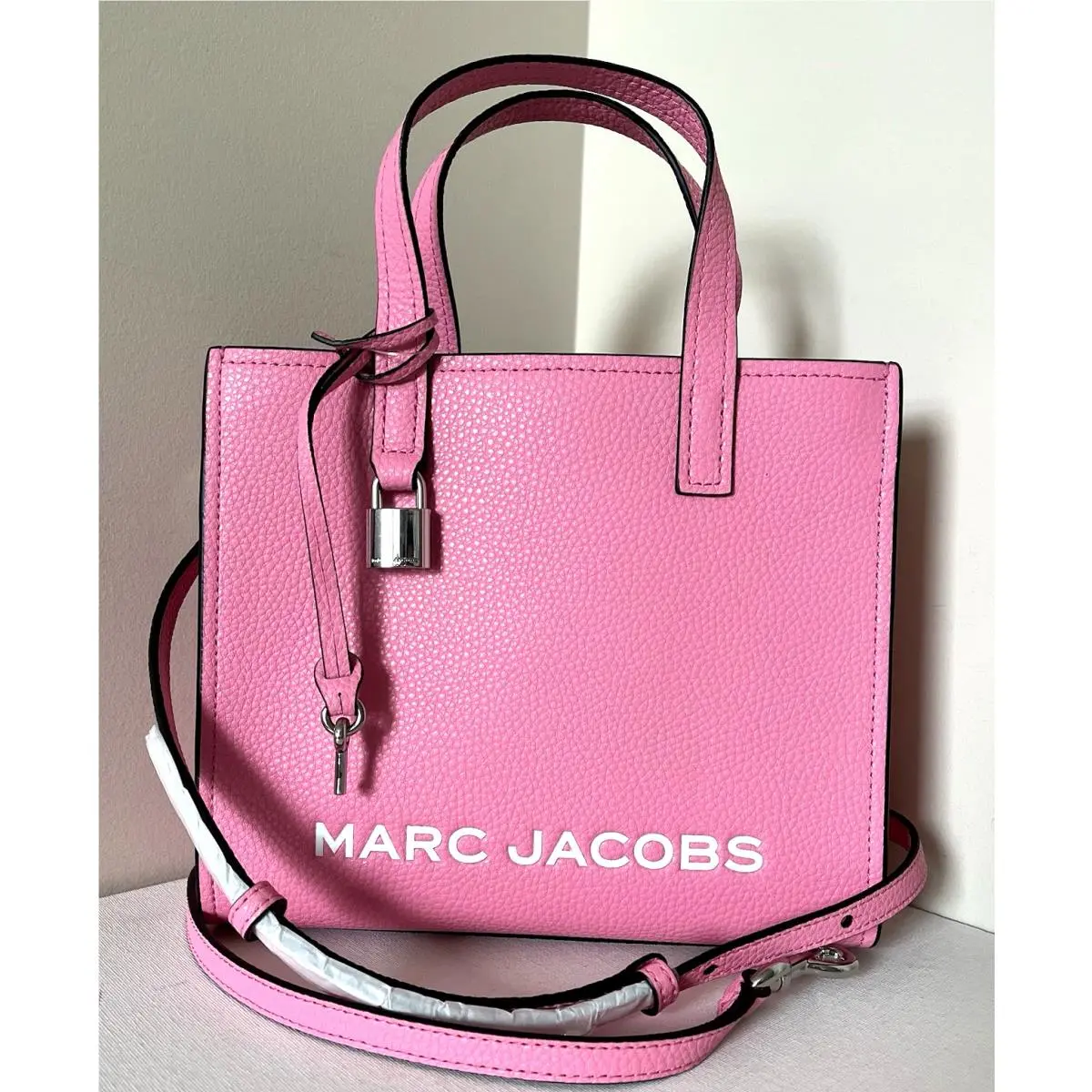 Marc Jacobs Mini Grind Leather Tote Petal Pink