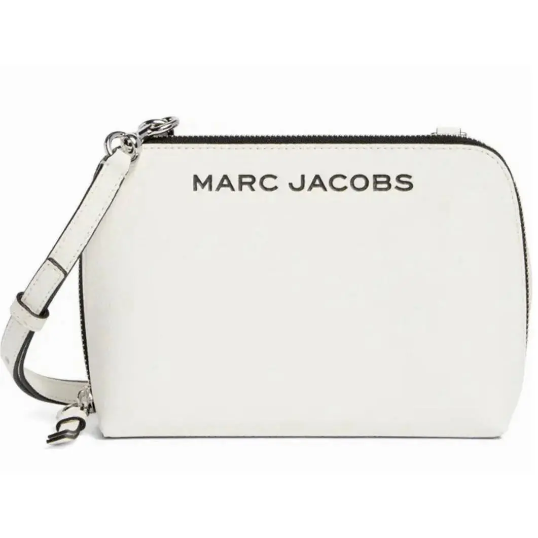 Marc Jacobs Grind Crossbody Pouch Pebble Leather Cotton