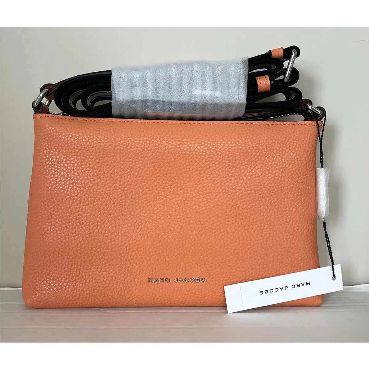 Marc Jacobs Cosmo Crossbody Pebble Leather Melon