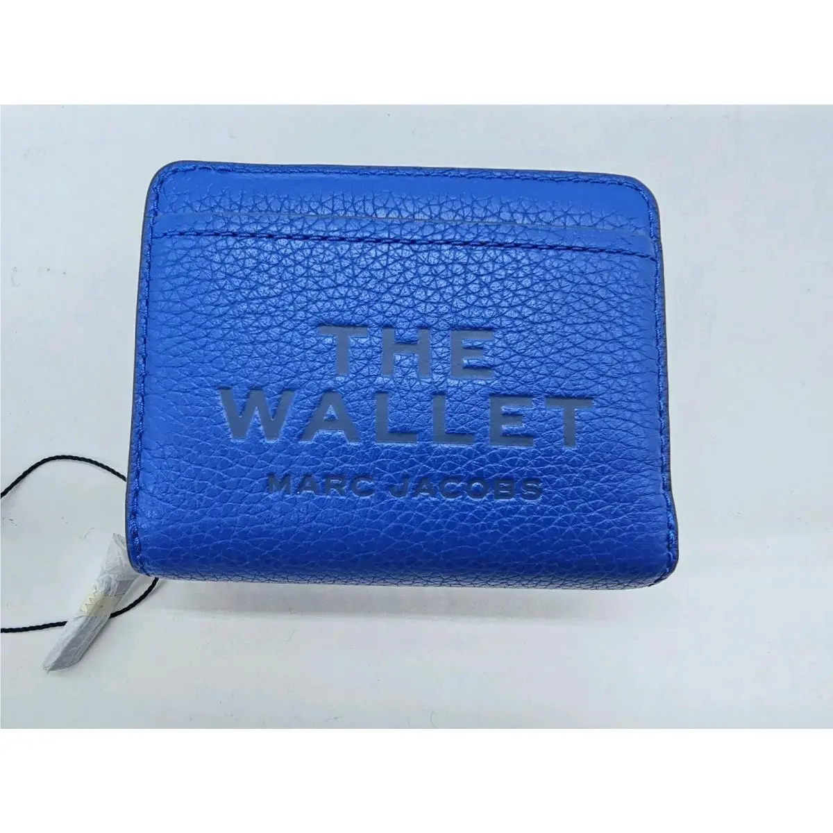Marc Jacobs Leather Mini Compact Wallet Rare Cobalt MK25028