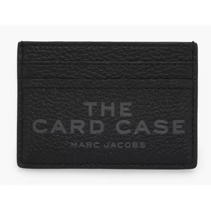 Marc Jacobs The Leather Card Case Wallet In Black 2P4SMP045S02