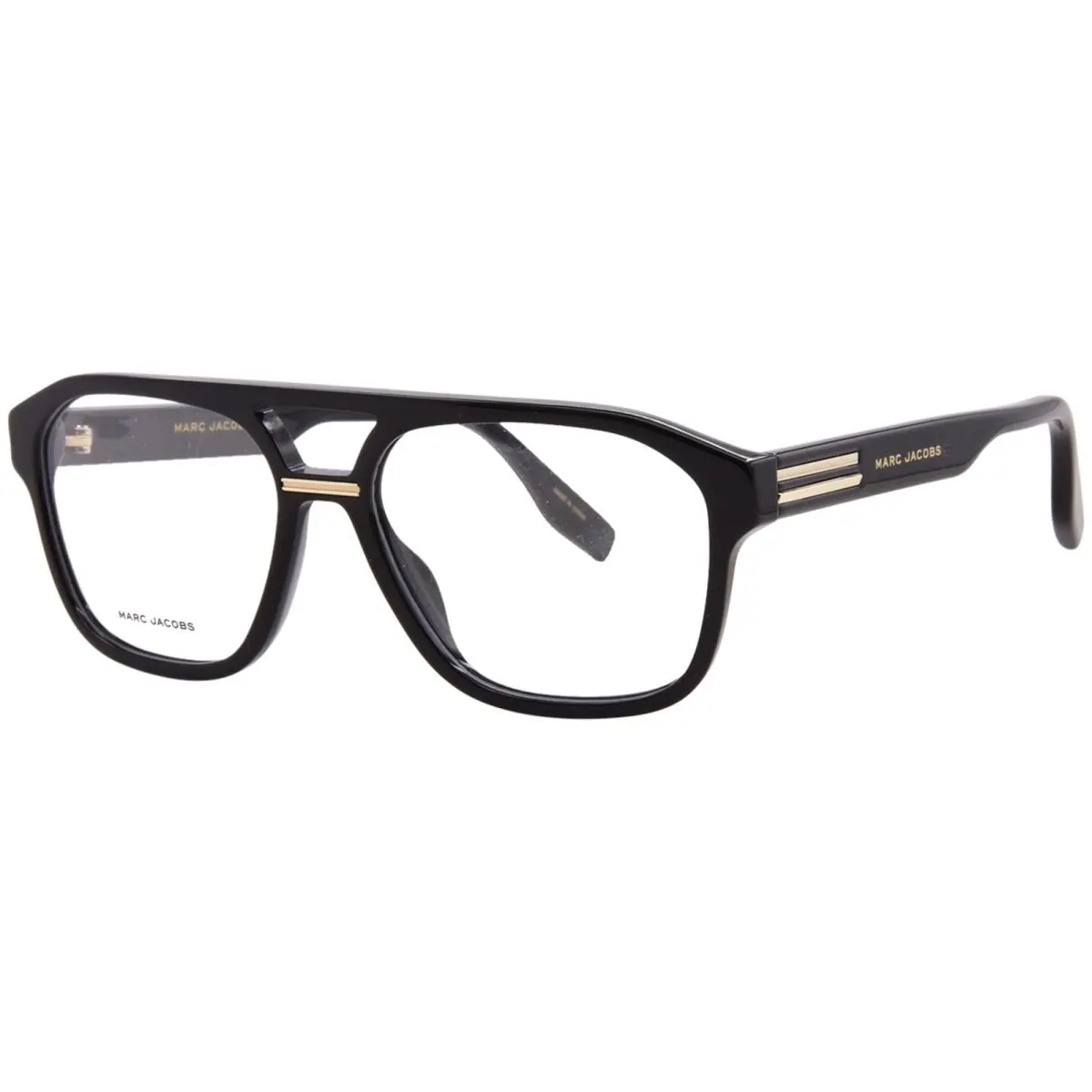 Marc Jacobs Marc-845 2M2 Eyeglasses Men`s Black/gold Full Rim Rectangle 55mm