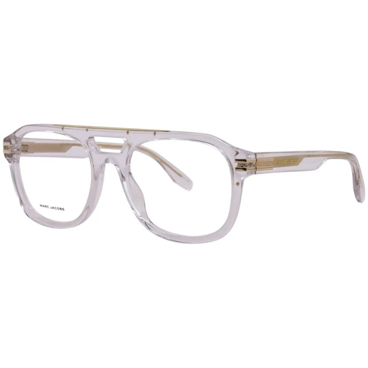 Marc Jacobs Marc-788 900 Eyeglasses Men`s Crystal Full Rim Pilot 55mm