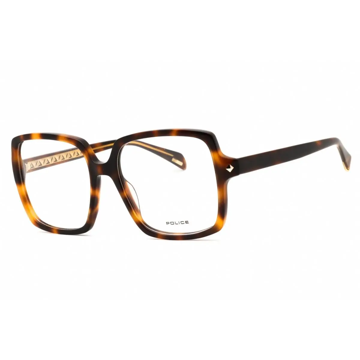Police VPLG30-9AJ-54 Eyeglasses Frame Size 54mm 17mm 140mm Havana Women 1906054