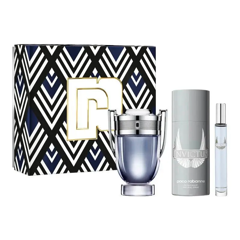 Paco Rabanne Invictus Eau de Toilette 3-Piece Set