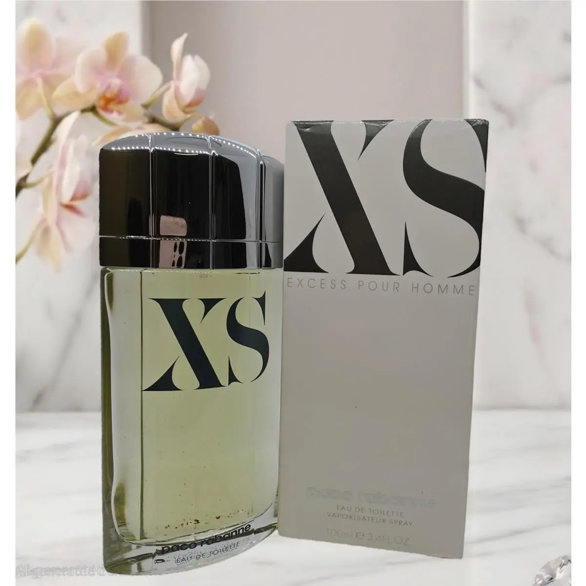 Vintage 2009  XS Excess Pour Homme 3.4 oz 100ml Edt Spray Green by Paco Rabanne