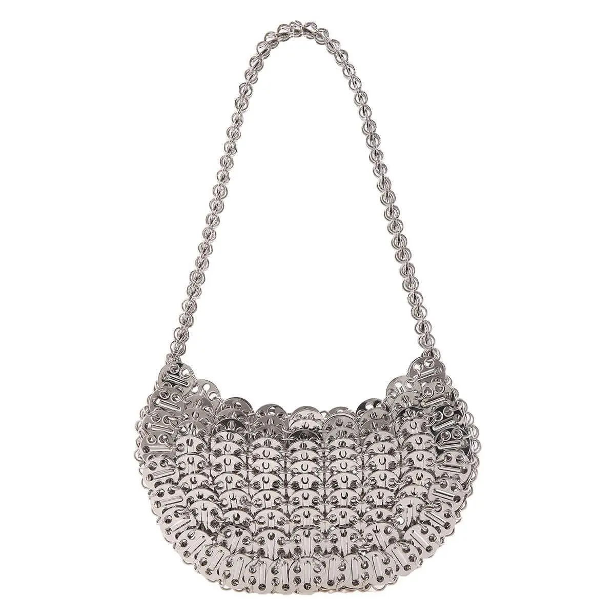 Paco Rabanne Iconic 1969 Moon Bag Silver 23PSS0337MET001-SILVER