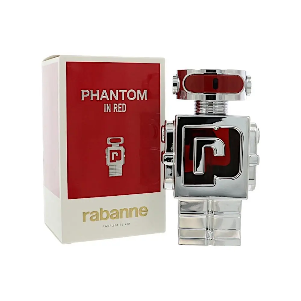 Phantom In Red Elixir  Box For Men 3.4 Oz Parfum Spray by Paco Rabanne