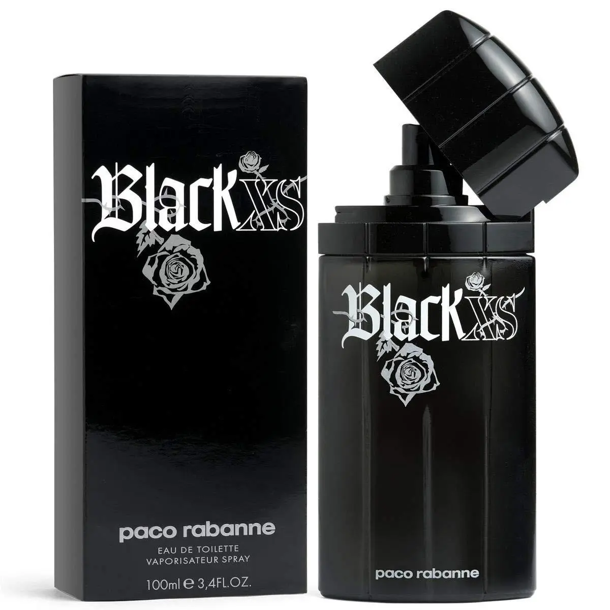 Black XS  Eau De Toilette Spray 3.4 oz For Men by Paco Rabanne