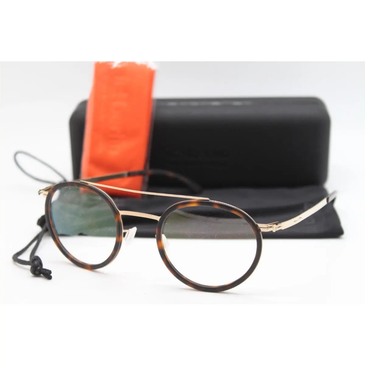 IC Berlin Buran Rose Gold Tortoise Eyeglasses W/case 48-24