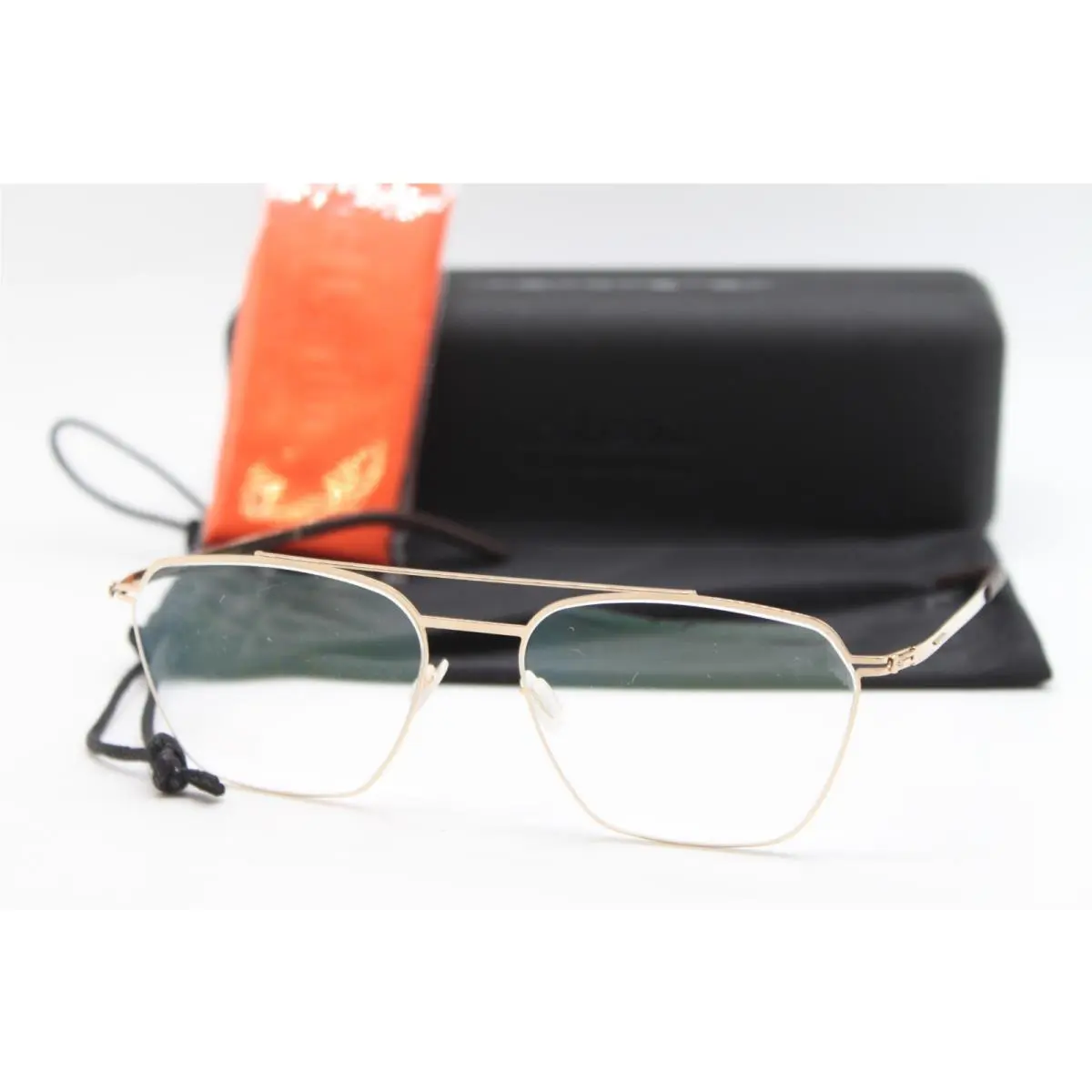 IC Berlin Poniente Rose Gold Eyeglasses W/case 54-17
