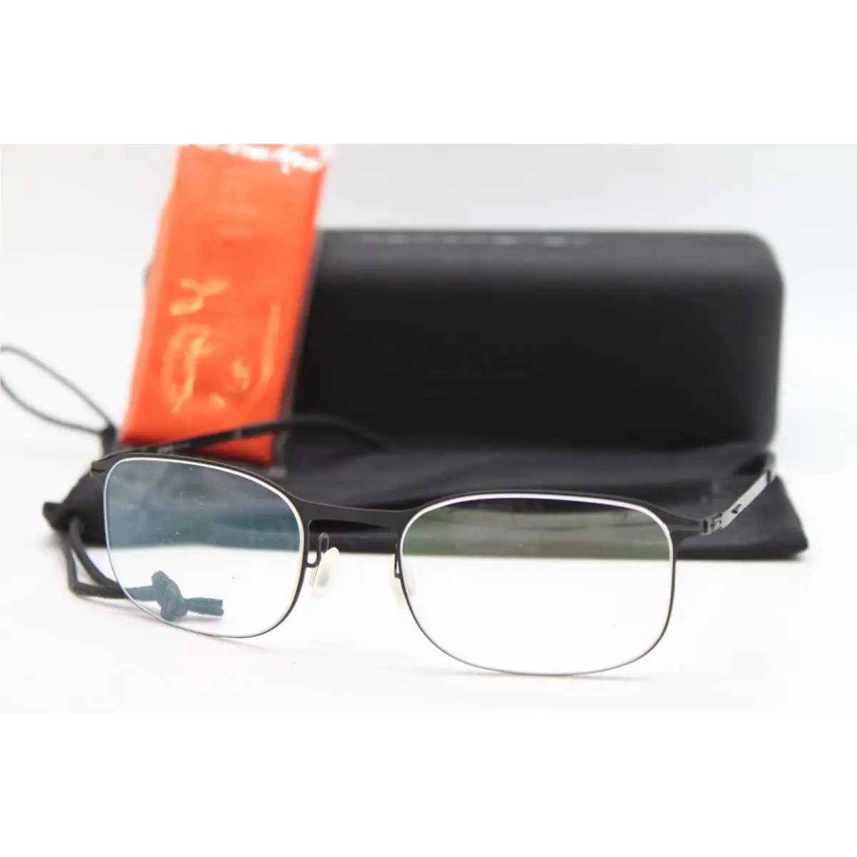 IC Berlin Sandeul Baram Black Eyeglasses W/case 51-20