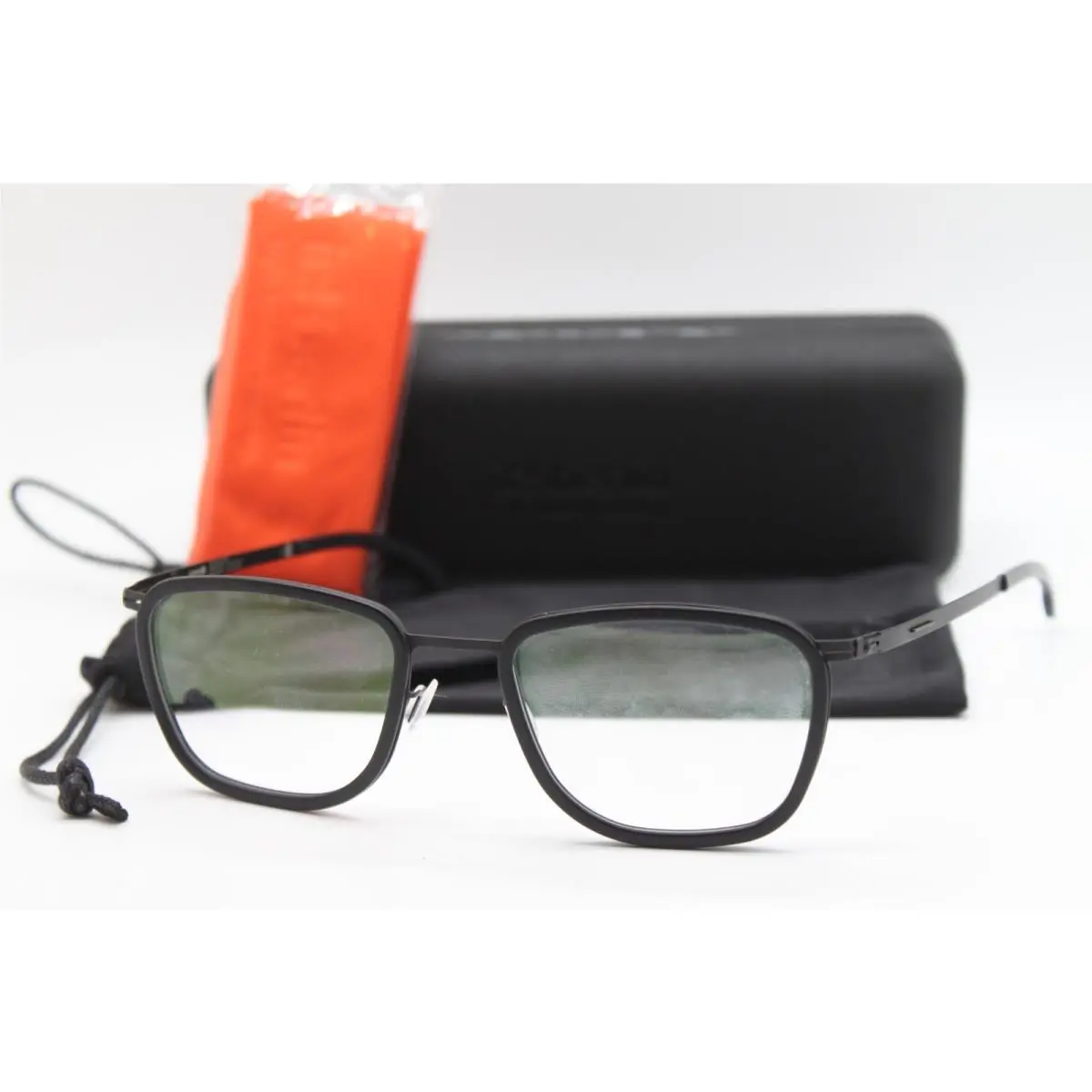 IC Berlin Model Taku Black Eyeglasses W/case 51-21