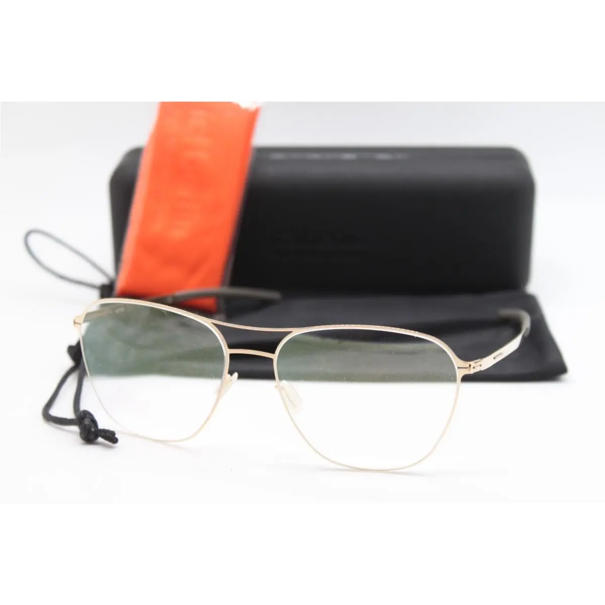 IC Berlin Model Yondung Rose Gold Eyeglasses W/case 54-16