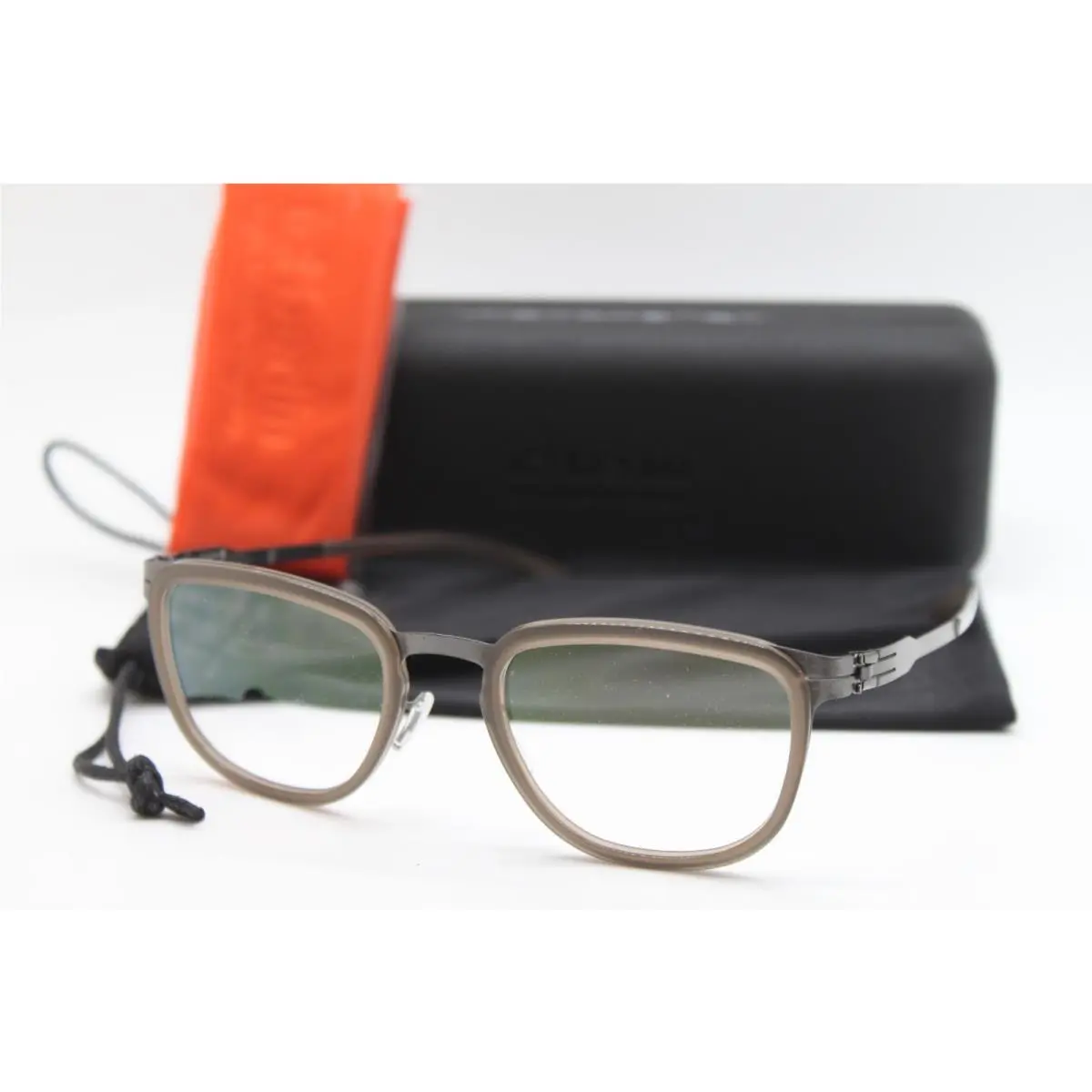 IC Berlin Model Kathi B. Graphite Eyeglasses W/case 49-21