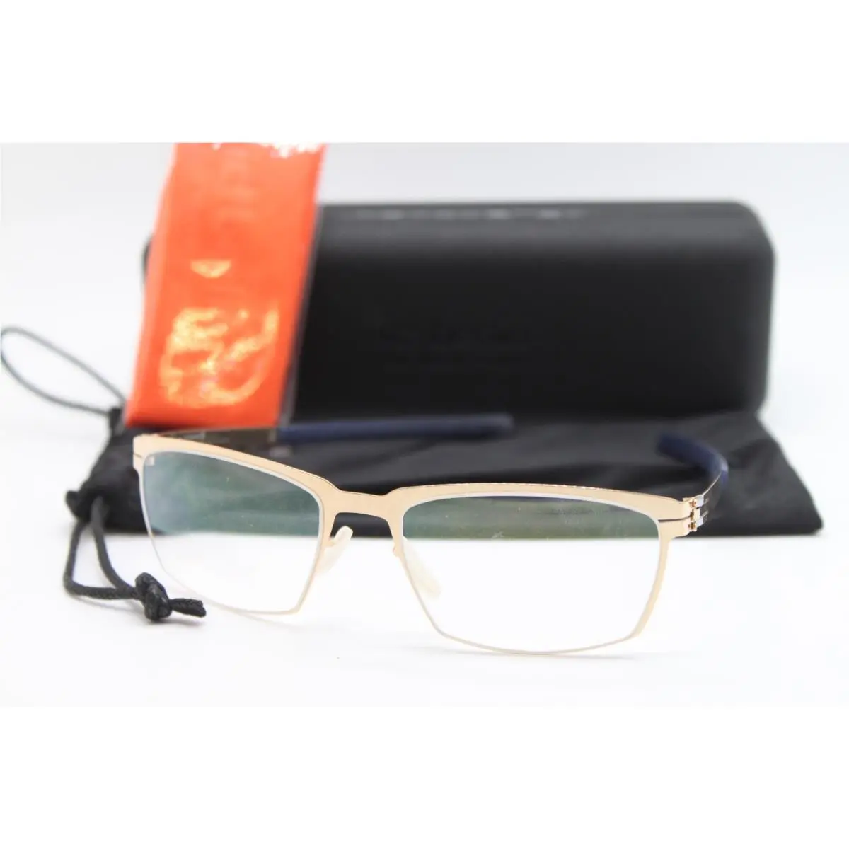 IC Berlin Model Silberdistel Rose Gold Eyeglasses W/case 51-17