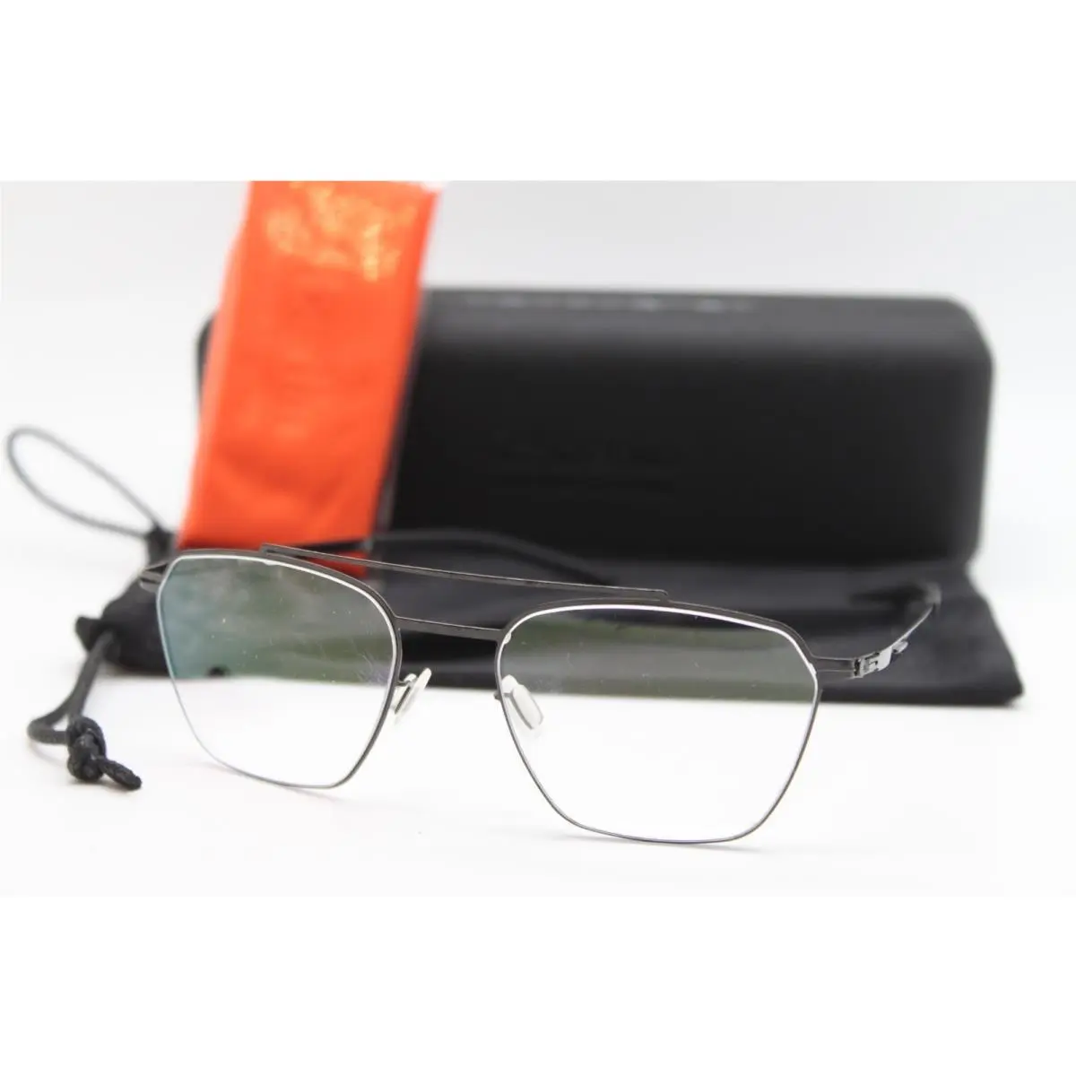 IC Berlin Lotso Gunmetal Eyeglasses W/case 49-17