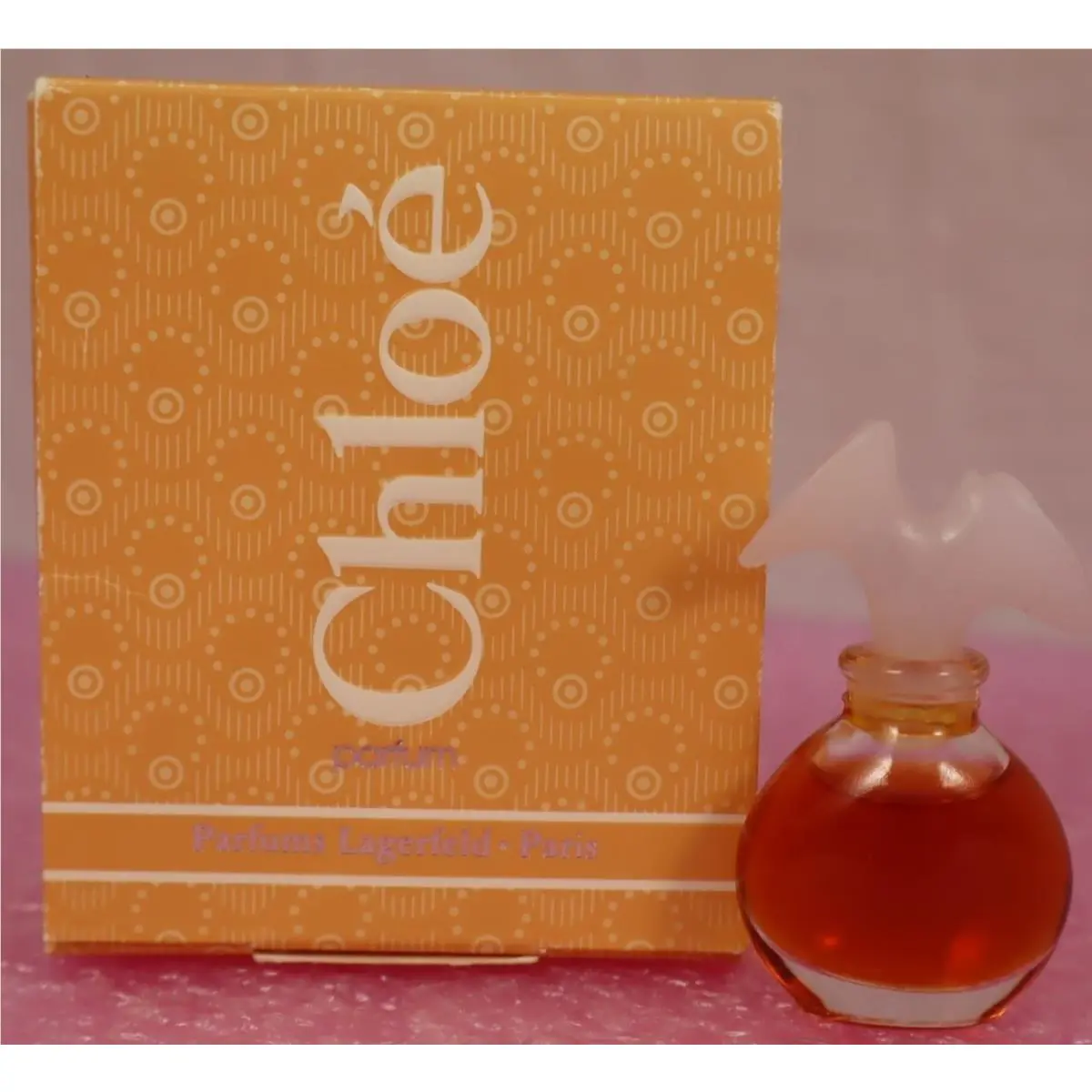 Vintage  Parfum Parfums Lagerfeld Paris 3.5ml 1/8 Fl. oz w/ Box Travel Size by Chloé