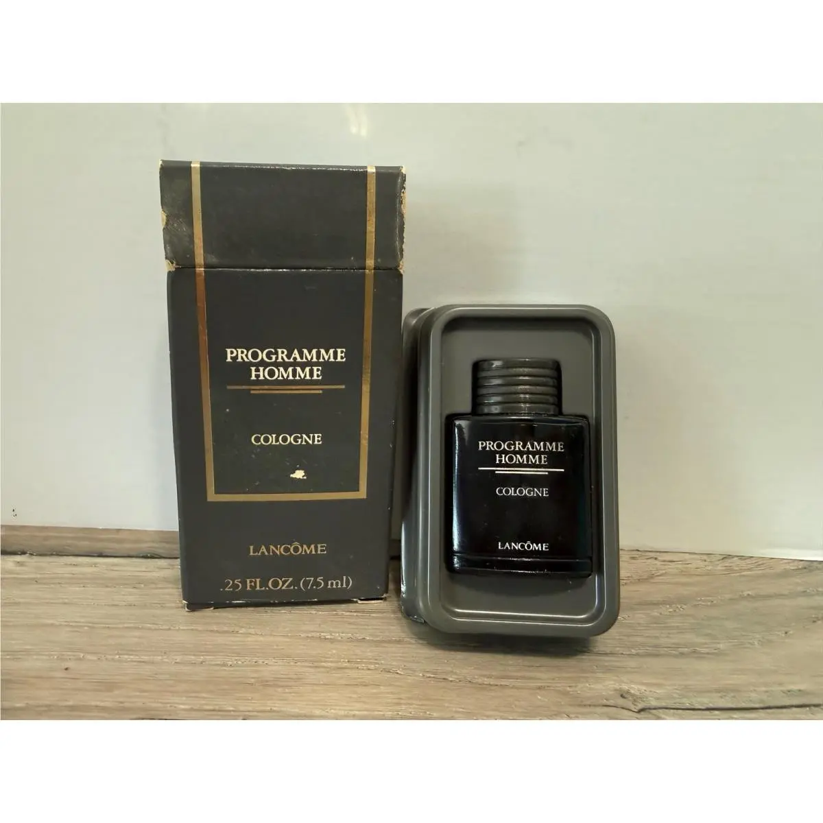 Vintage Lancome Programme Homme Cologne Splash .25 oz Travel Mini Promo