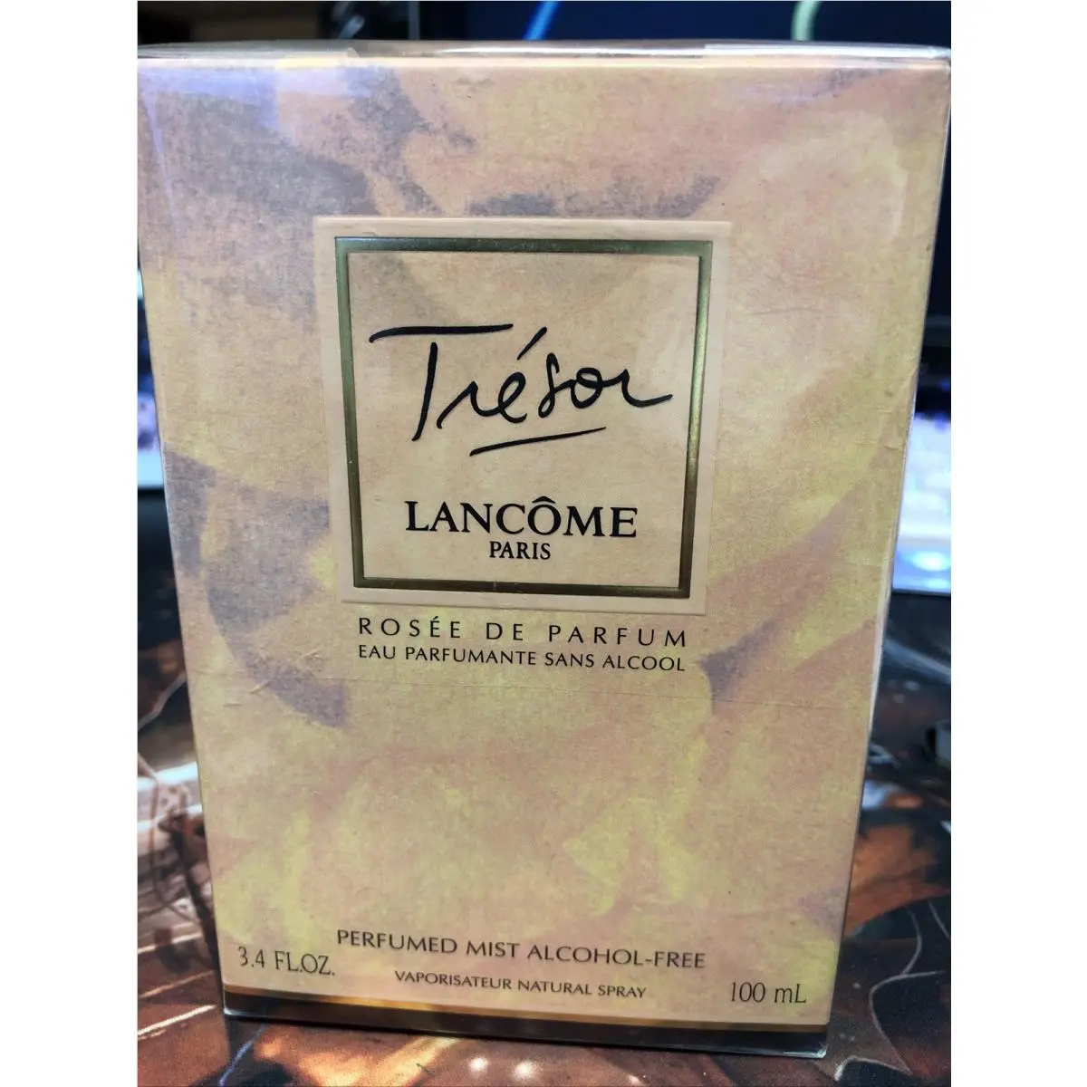Tresor Lancome Rosee` De Parfum Alcohol Free Spray 3.4 Vintage Rare