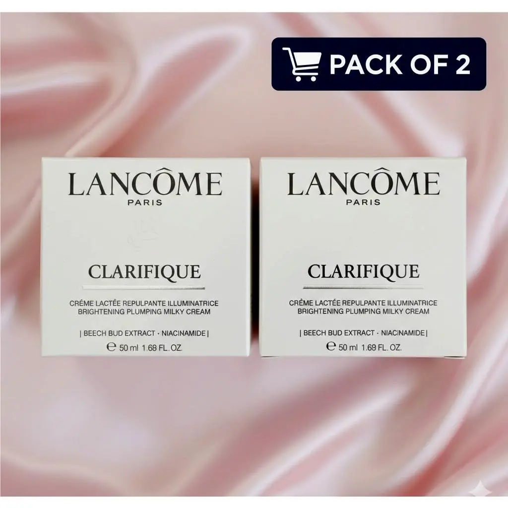 Lancome Clarifique Brightening Plumping Milky Cream 50ml 2 Pac