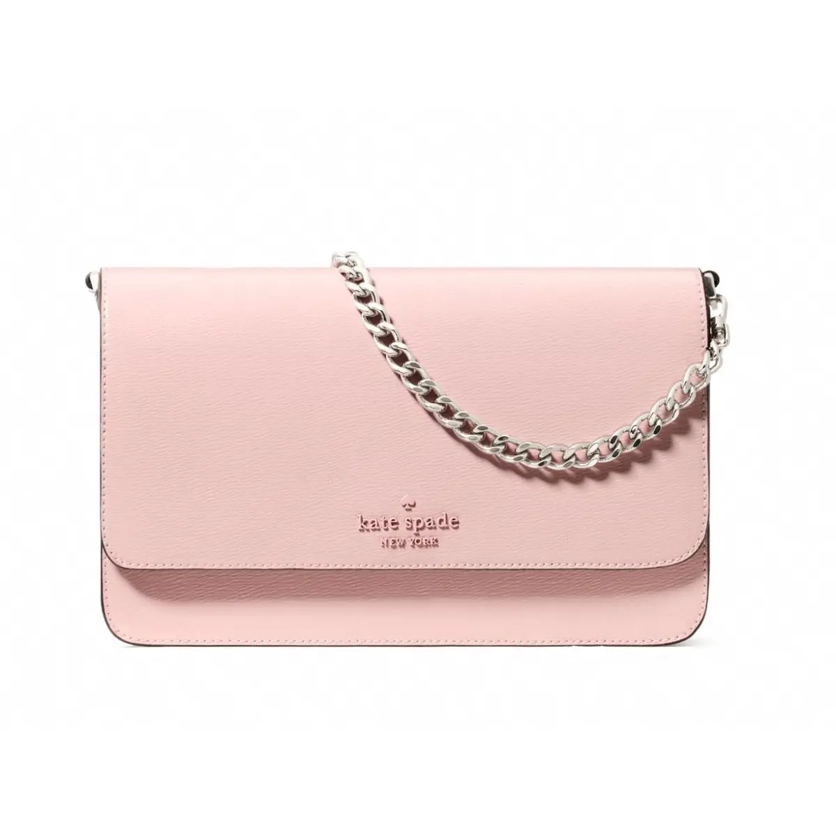 New Kate Spade Madison Textured Patent Leather Crossbody Tutu Pink with Dust Bag